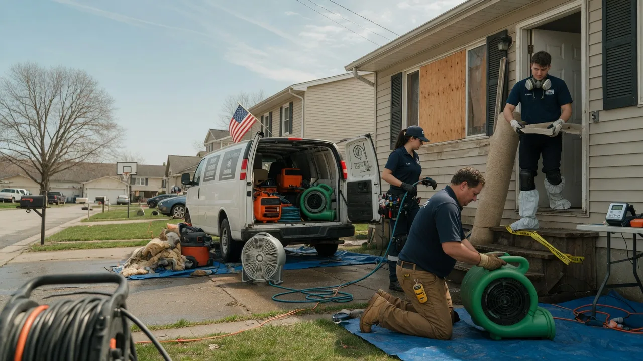 Water Damage Restoration in Oak Ridge, LA near me